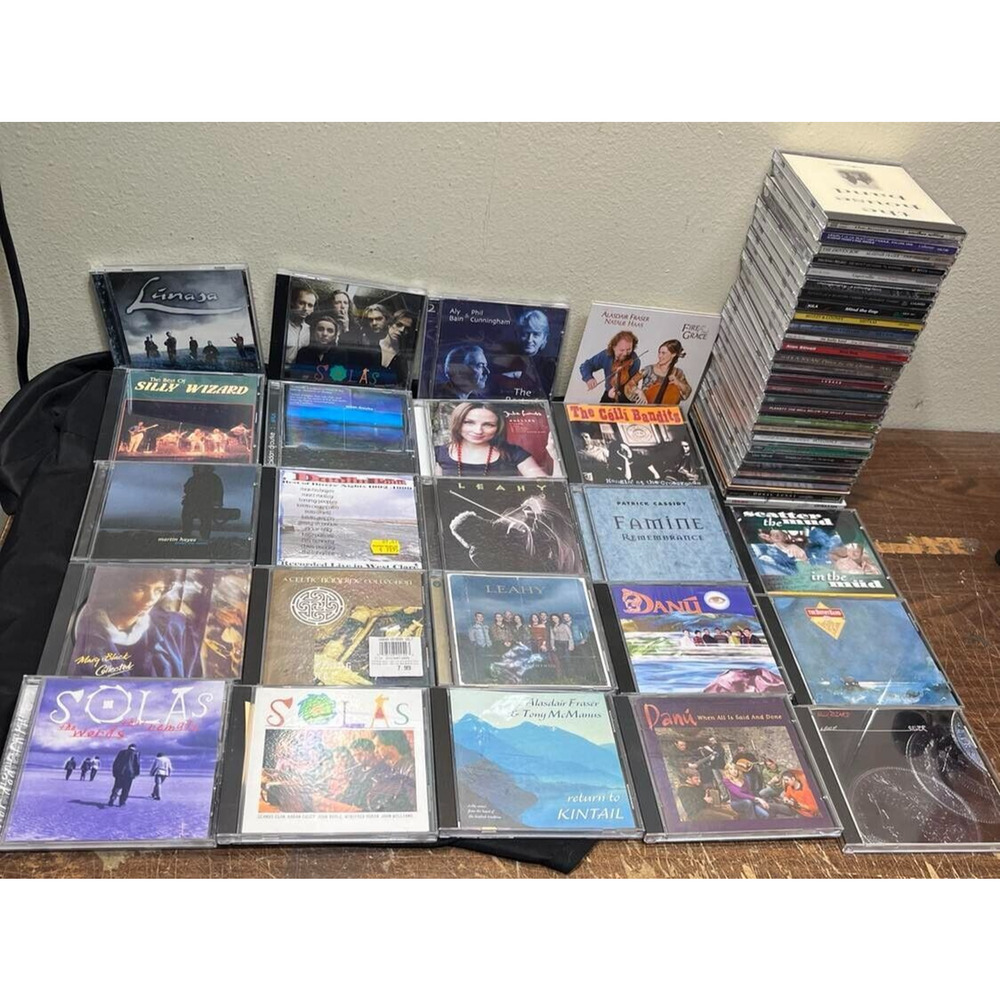 Huge Lot of 52 CELTIC Irish Scottish Music CDs